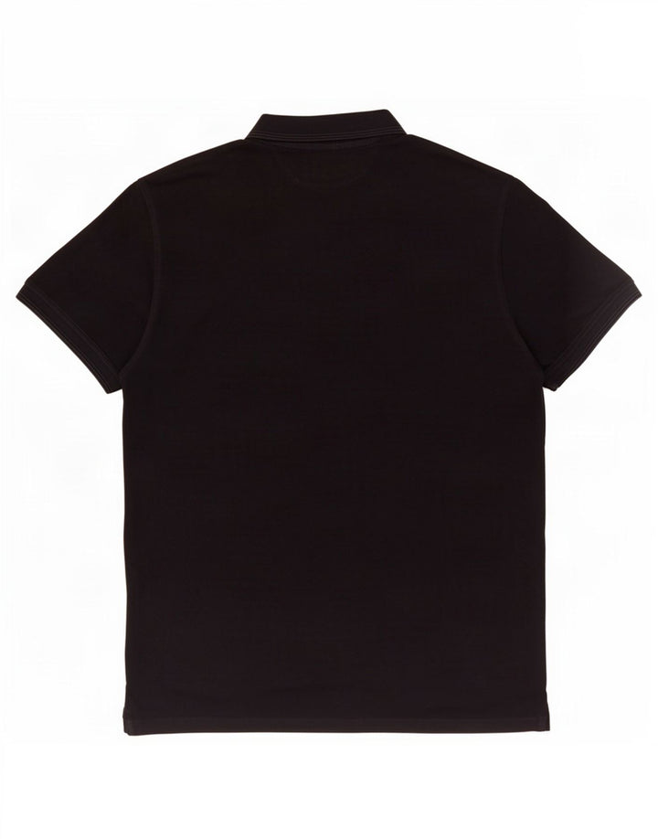 Massimo Dutti Herre Polo Shirt XL Sort Bomuld