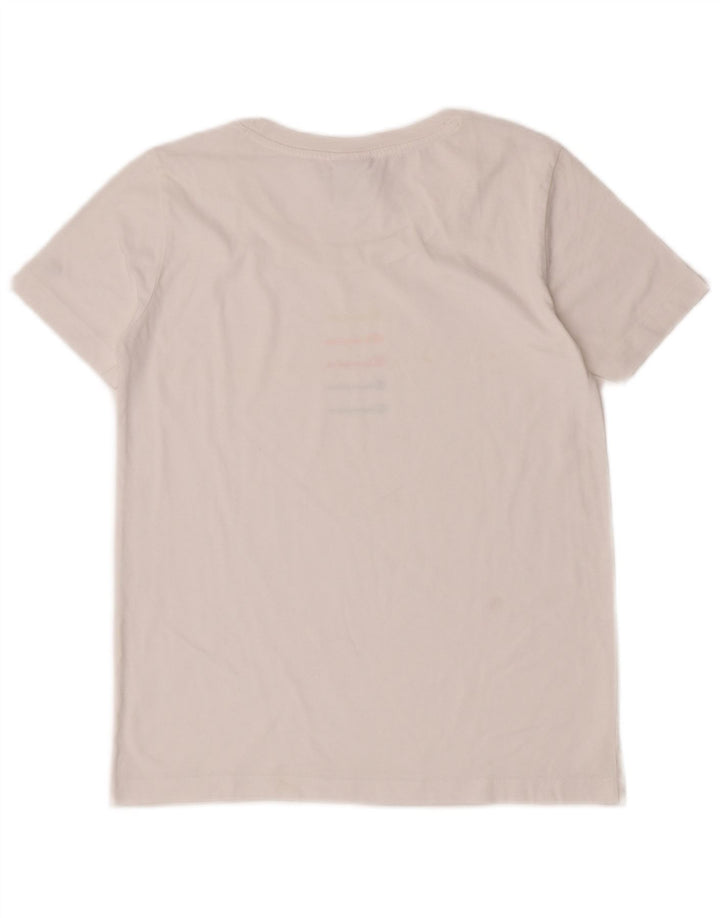 Champion Dame Grafisk T-Shirt Top UK 16 Large White