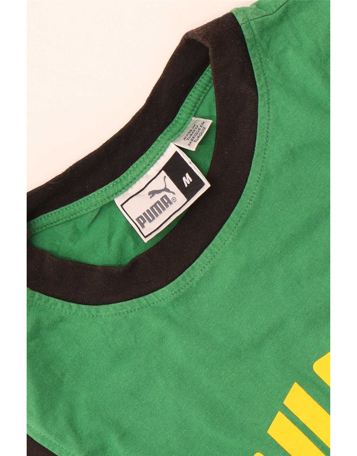 Puma Herre Grafisk Vest Top Medium Grøn Colourblock