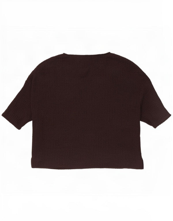 Marks & Spencer Damebluse Top UK 22 3XL Brun Polyester