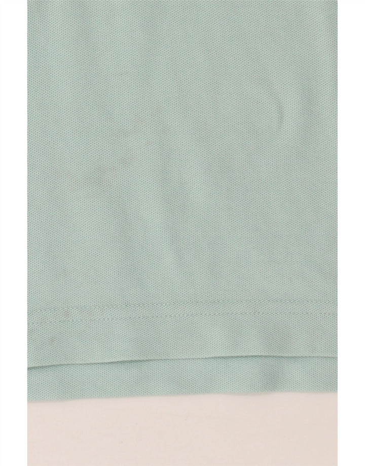 Tommy Hilfiger Herre Regular Fit Polo Shirt Medium Turkis Bomuld