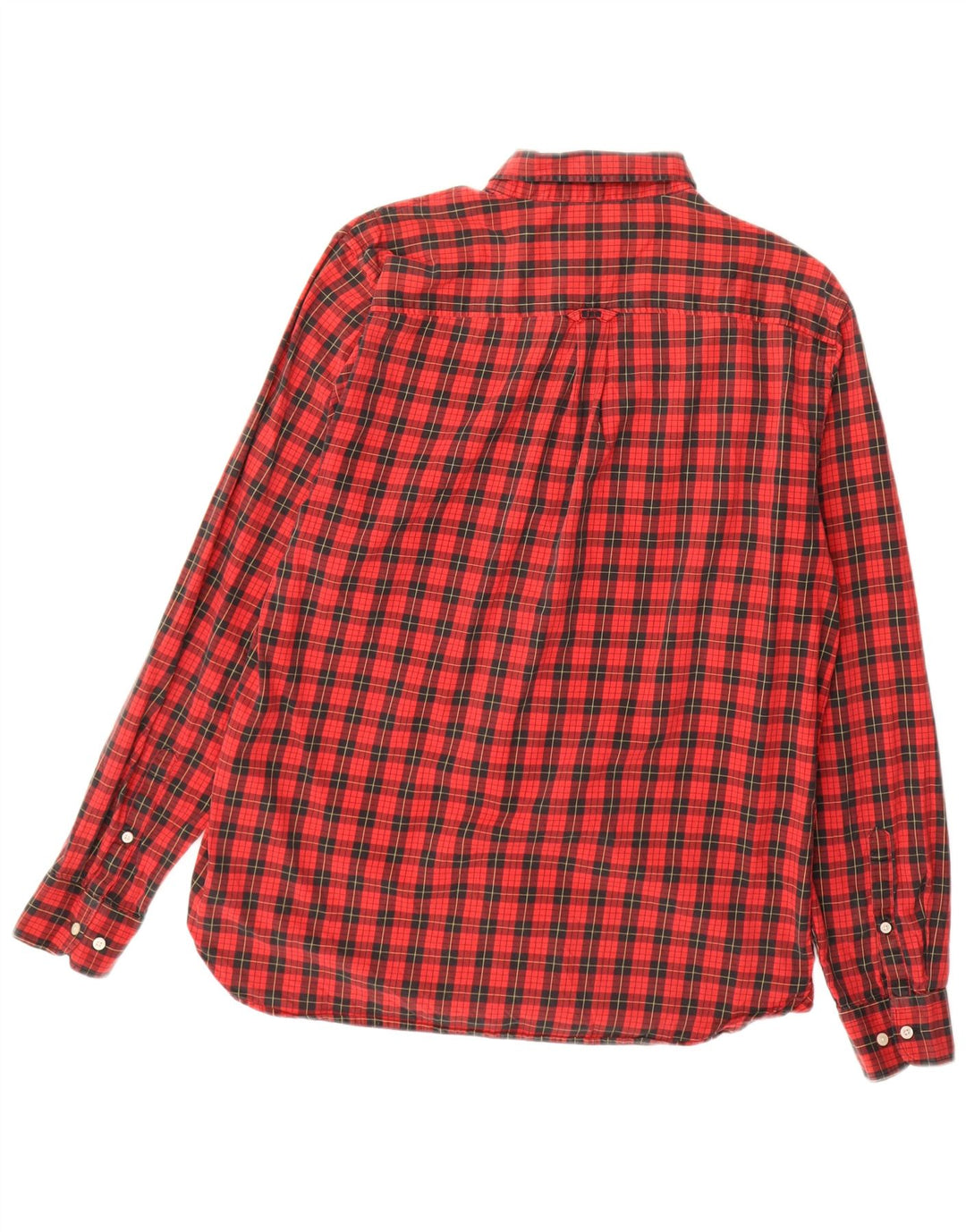 Superdry Flanelskjorte til mænd, stor rød ternet bomuld