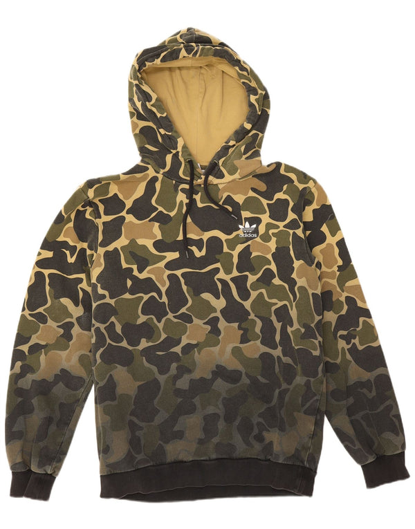 Adidas Hættetrøje til mænd Small Khaki Camouflage Bomuld