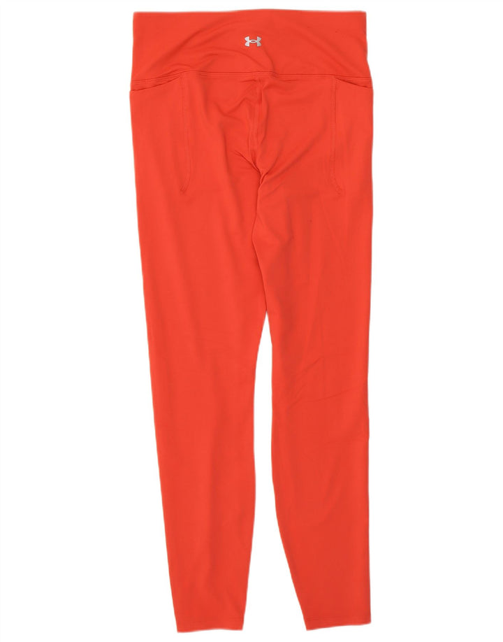 Under Armour Dame Leggings UK 14 Medium Orange