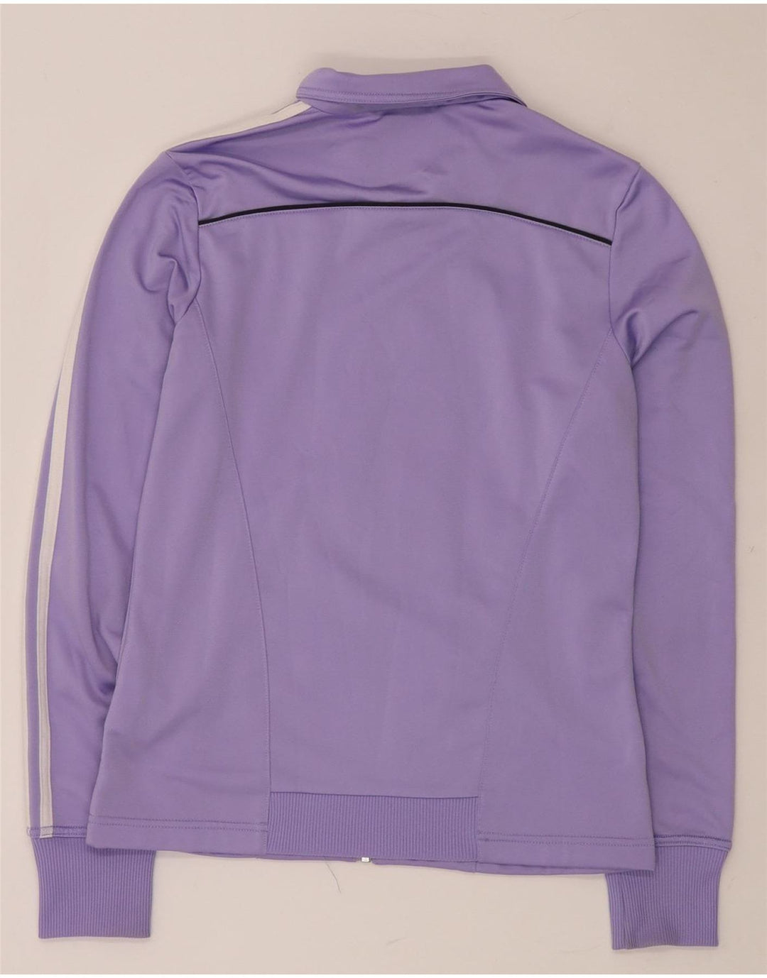 ADIDAS træningsdragt topjakke til kvinder UK 12 Medium Lilla Polyester