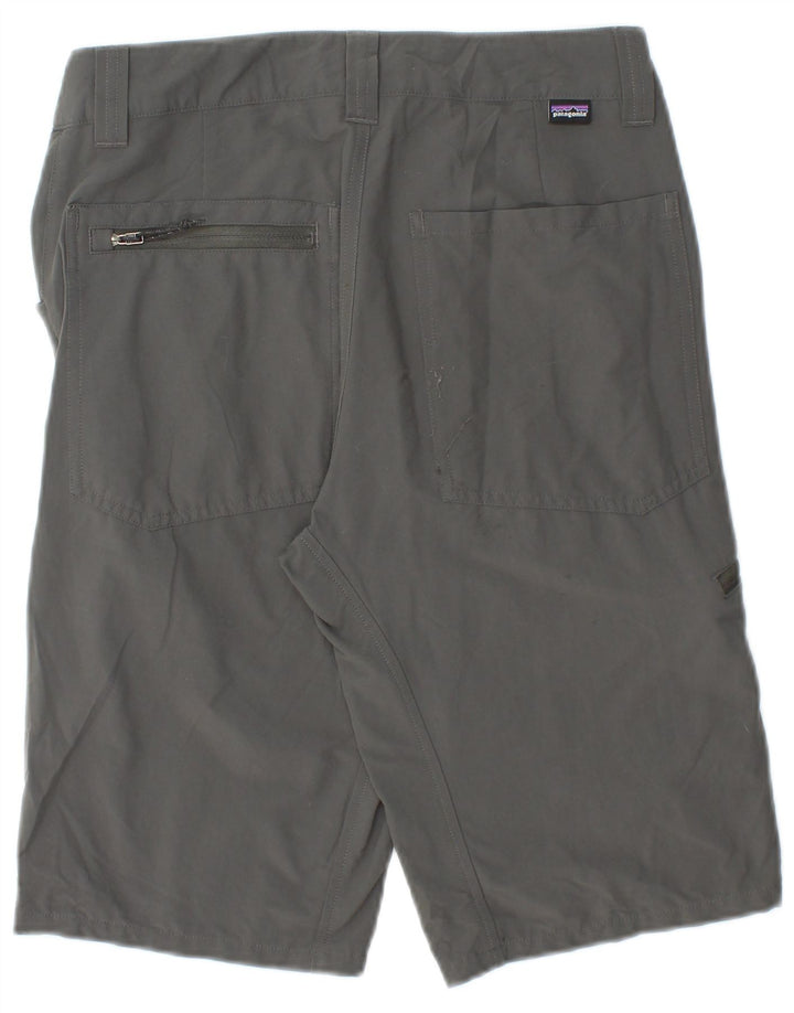 PATAGONIA Herre Cargo Shorts W28 Små Grå Nylon