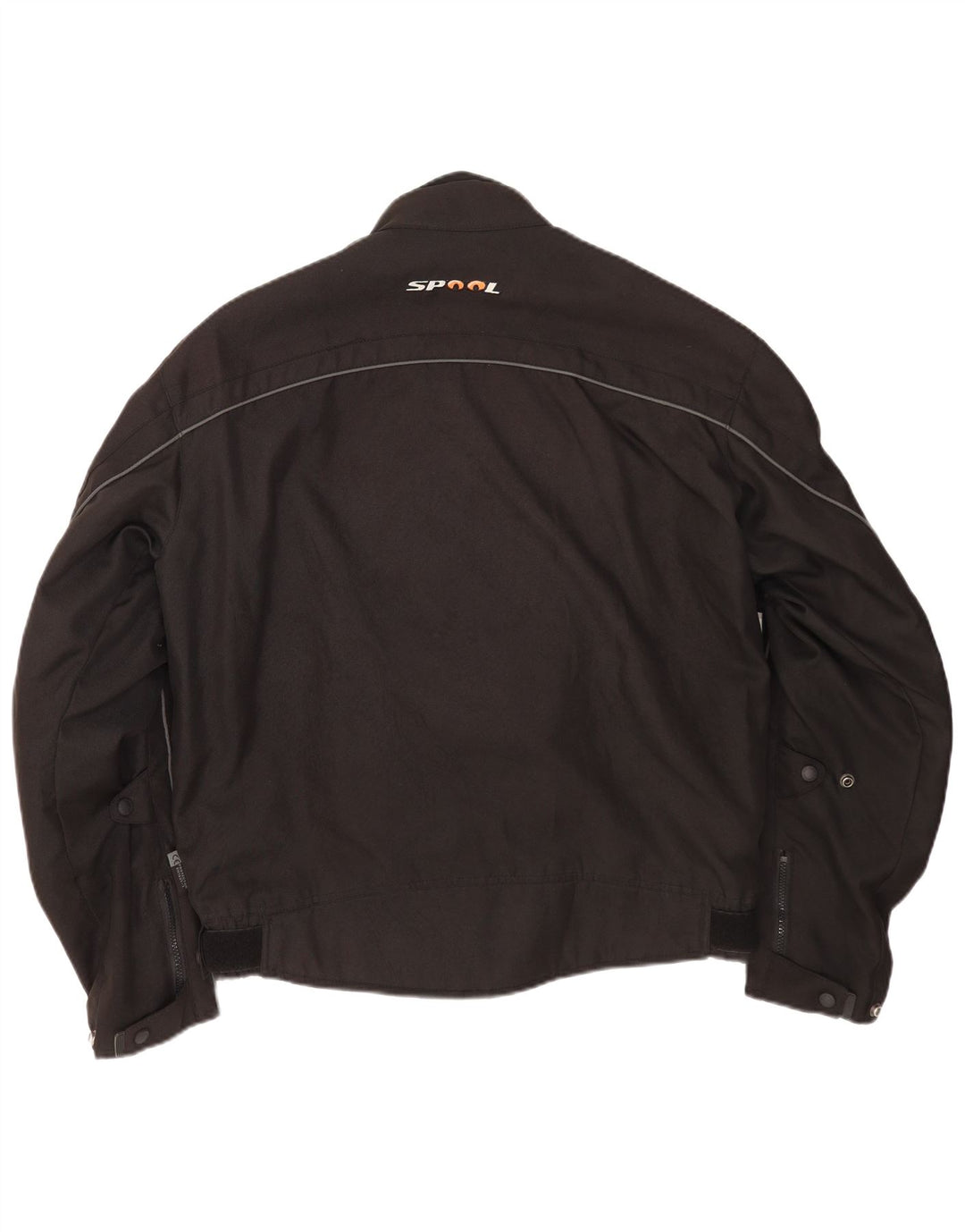 Spool Herre Racer Jacket UK 42 XL Sort Polyester