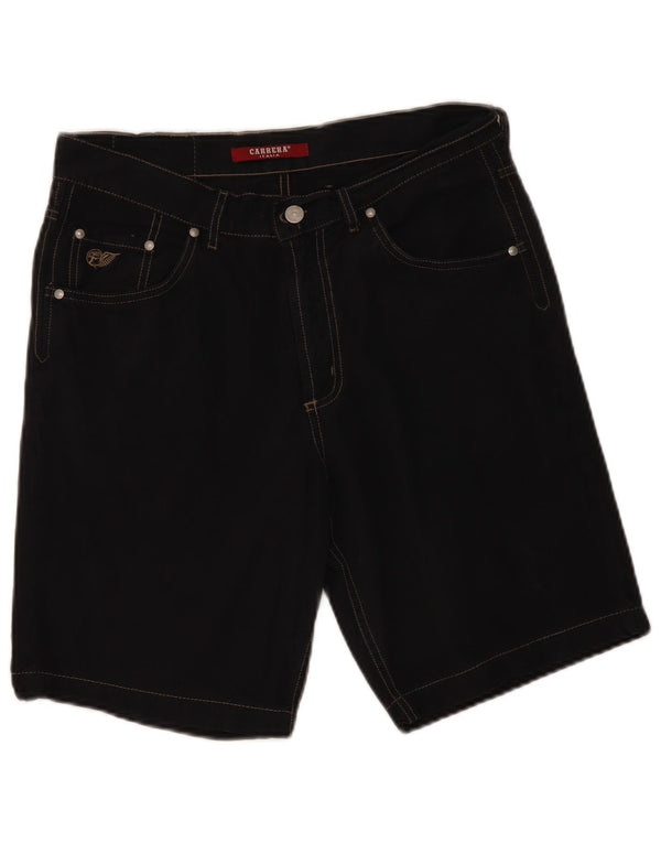 Carrera Mens Casual Shorts W32 Medium Black Cotton
