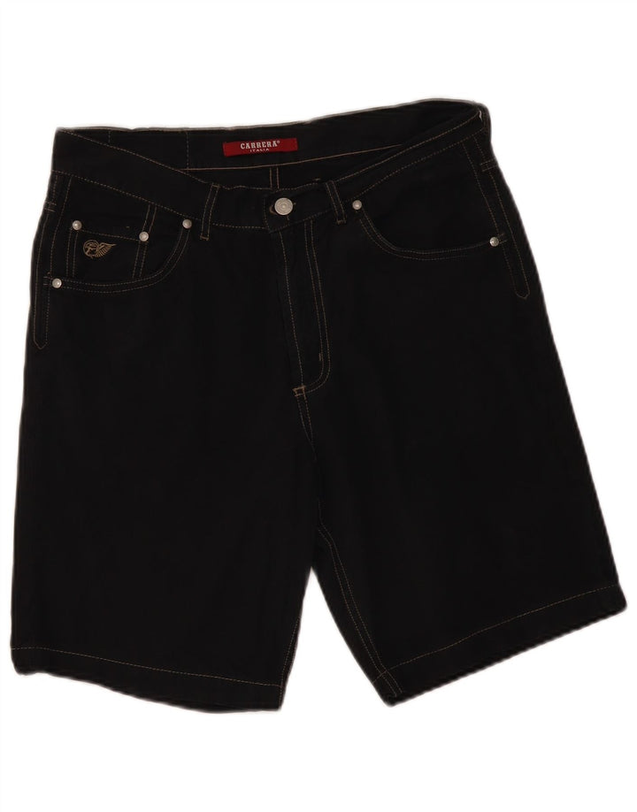 Carrera Mens Casual Shorts W32 Medium Black Cotton