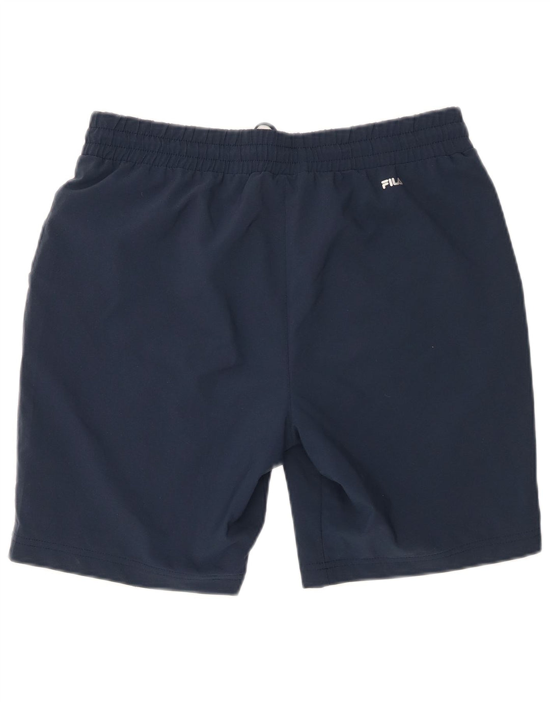 Fila Dame Sports Shorts UK 16 Large Navy Blue Polyester
