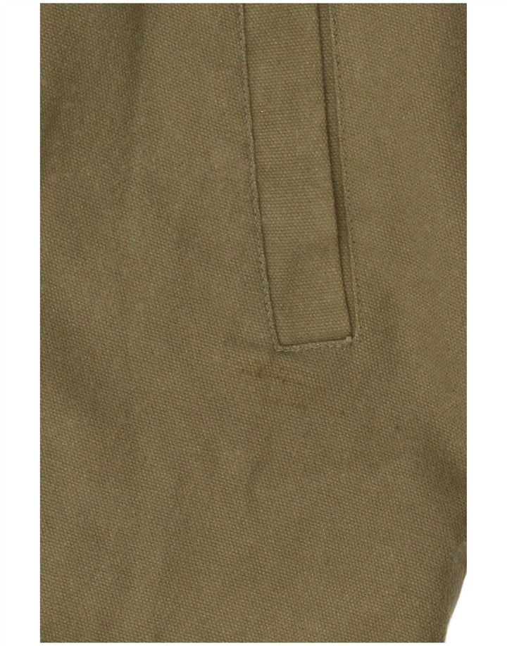 Zara Herre Utility Jacket UK 42 XL Khaki Cotton