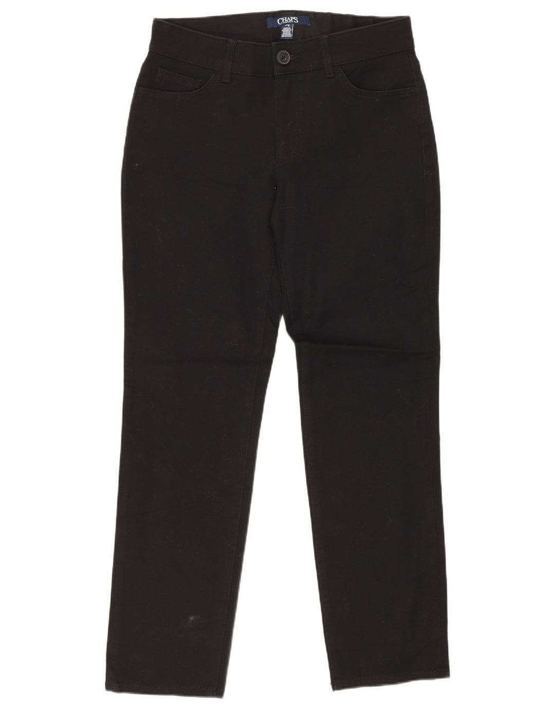 Chaps Lige Casual Bukser til kvinder US 4 Small W27 L27 Sort Bomuld