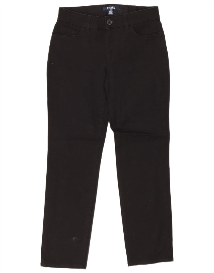 Chaps Lige Casual Bukser til kvinder US 4 Small W27 L27 Sort Bomuld