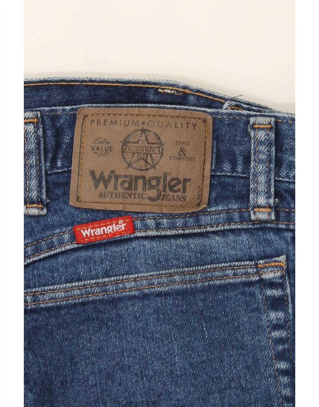 Wrangler Straight Jeans til mænd W36 L29 Blå