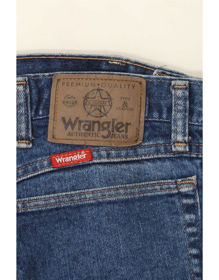 Wrangler Straight Jeans til mænd W36 L29 Blå