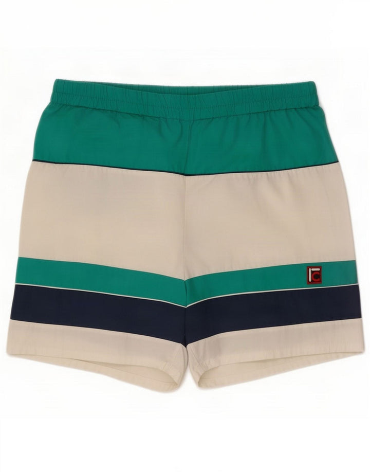 Vintage Sportsshorts til mænd Medium Flerfarvet Colourblock Polyester