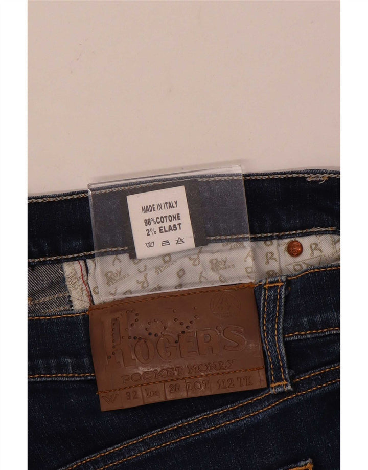 Roy Rogers Slim Jeans til mænd W32 L36 blå bomuld