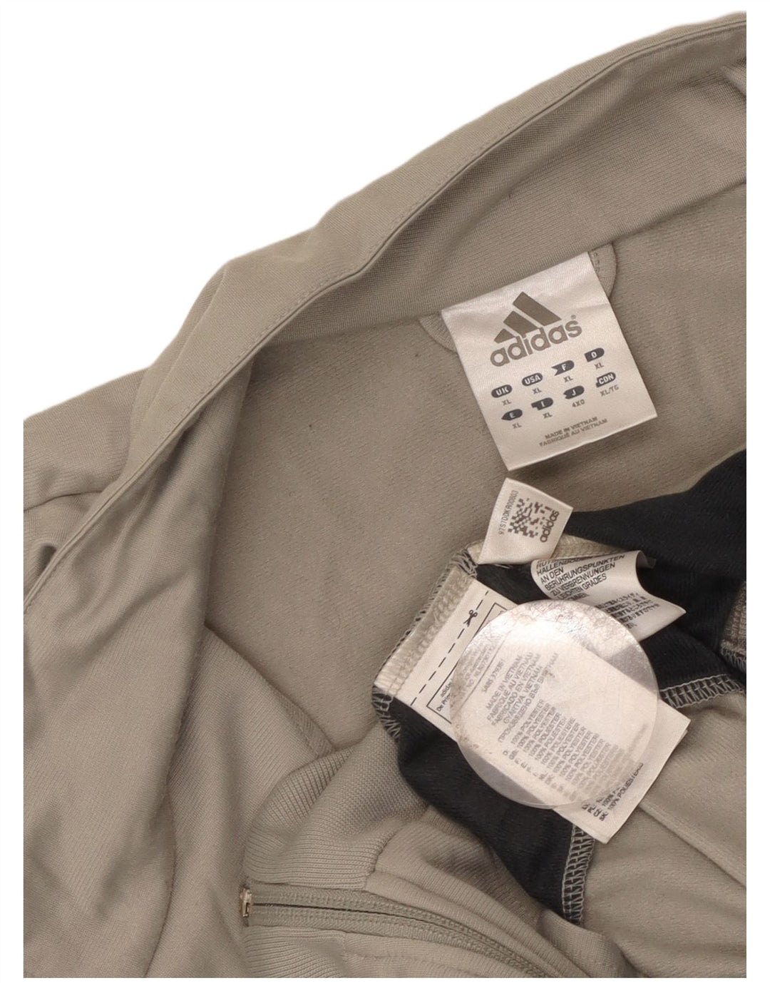 Adidas Træningsdragt til mænd Topjakke XL Grå Colourblock Polyester