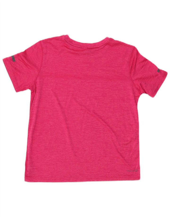 RUSSELL ATHLETIC Girls Dri Fit T-Shirt Top 14-15 år XL Pink