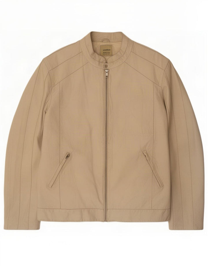 Conbipel Dame Læderjakke IT 54 XL Beige