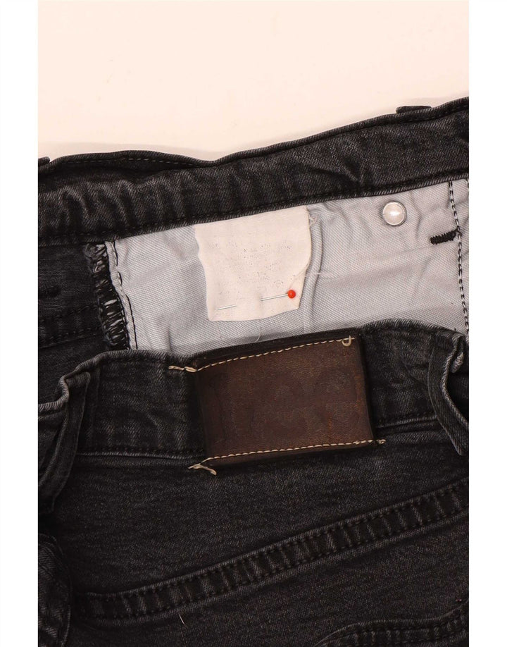 Lee Straight Jeans til mænd W30 L27 Grå bomuld
