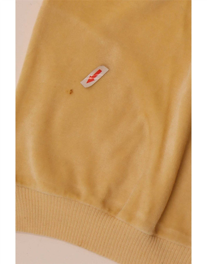 Vintage Dame Velour Sweatshirt Jumper IT 50 XL Gul