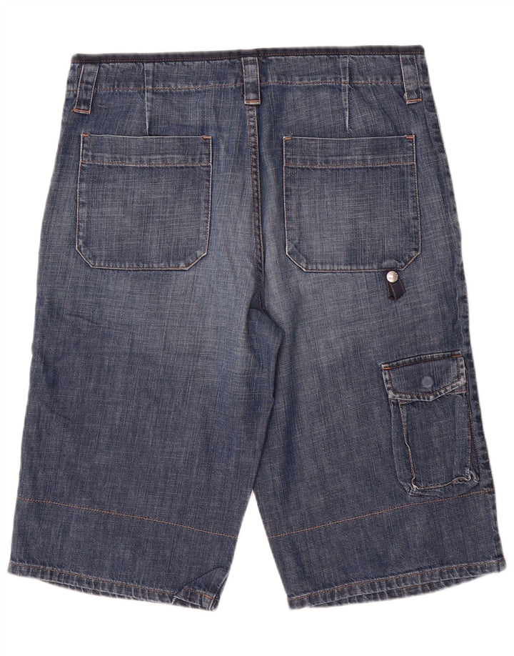 Sisley Herre Cargo Denim Shorts IT 48 Medium W34 Blå Bomuld