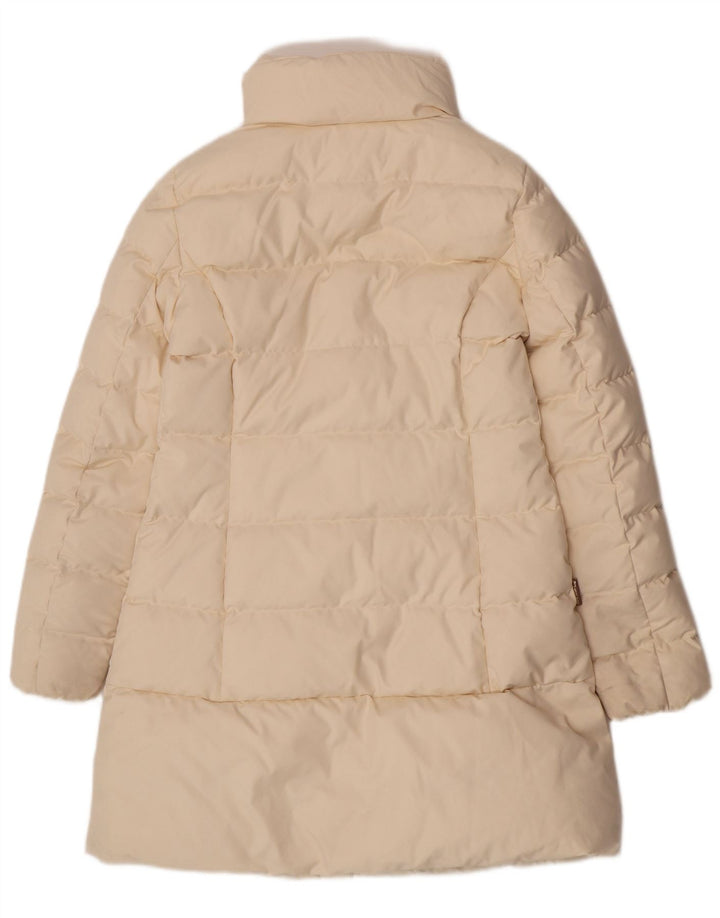 Woolrich polstret jakke til kvinder UK 10 Small Off White Polyester