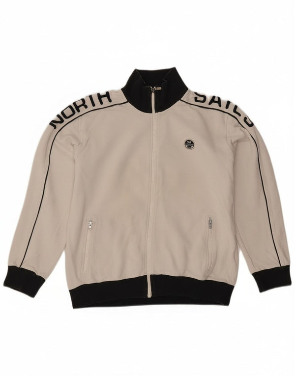 North Sails Piger Træningsdragt Topjakke 11-12 År Hvid Colourblock