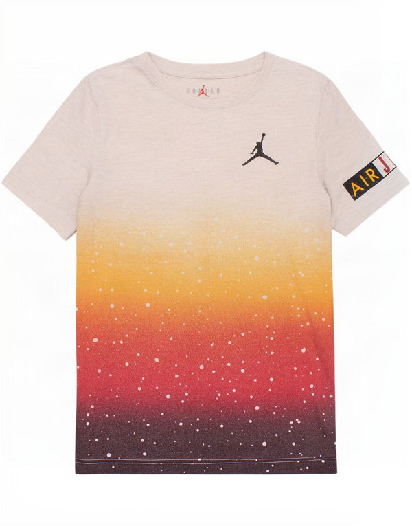Jordan Boys Grafisk T-Shirt Top 12-13 år Stor Off White Colourblock