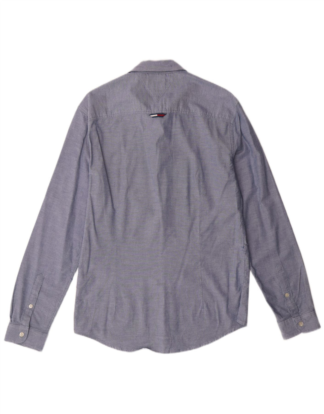 TOMMY HILFIGER Slim Fit skjorte til mænd mellemblå bomuld