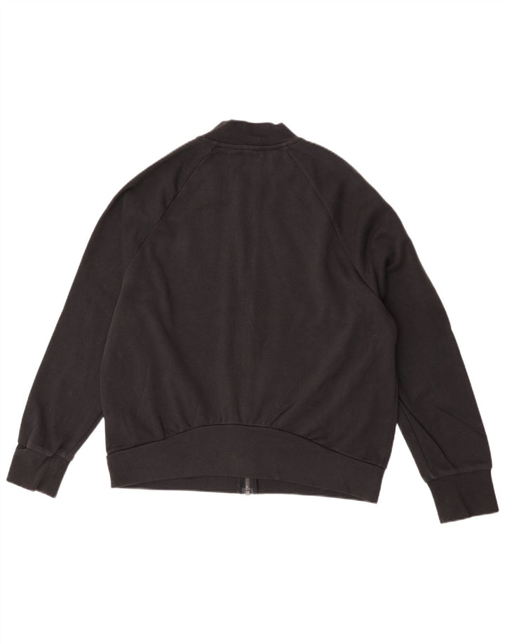 Adidas Grafisk træningsdragt topjakke til kvinder UK 12/14 Medium Sort bomuld