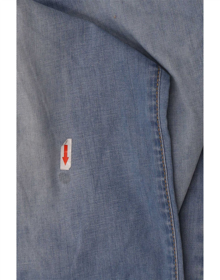 Trussardi Straight Jeans til mænd W36 L31 blå bomuld