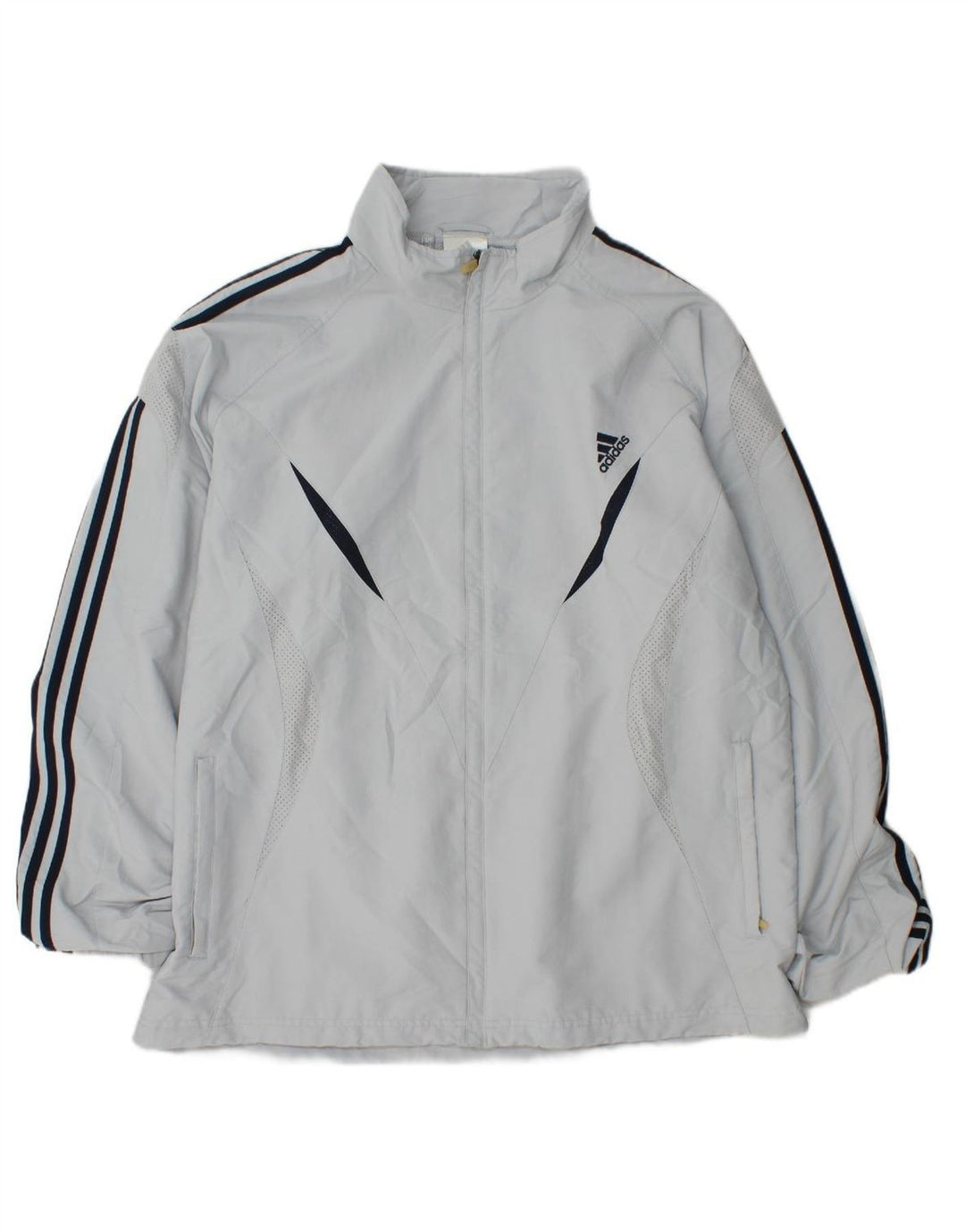 ADIDAS Mens Clima 365 Rain Jacket UK 42 XL Blue Polyester