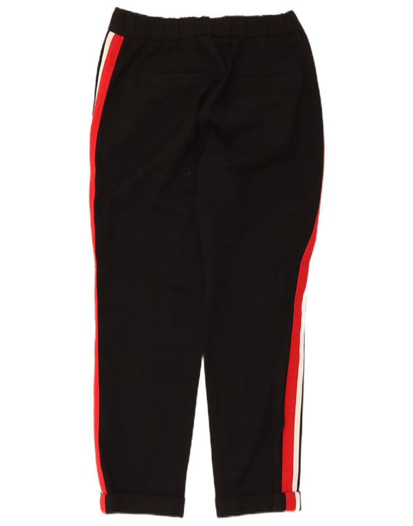 Zara Lige Chinobukser til kvinder XS W24 L24 Sort Colourblock Polyester