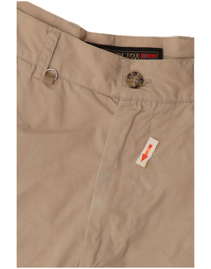 Napapijri Herre Cargo Shorts IT 48 Medium W30 Beige Bomuld