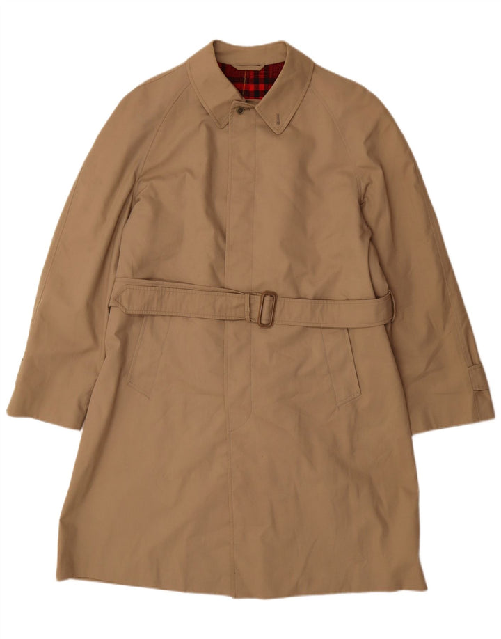 Vintage Trench Coat til mænd IT 48 Medium Beige Polyester