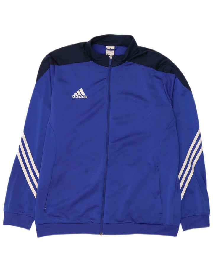 Adidas Træningsdragt til mænd Topjakke XL Blå Colourblock Polyester
