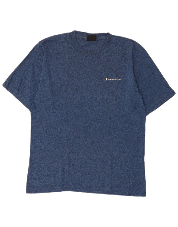 Champion Herre T-Shirt Top Medium Blå