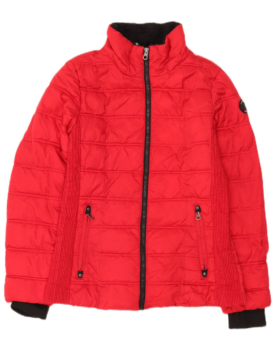 Nautica Polstret Damejakke UK 14 Medium Rød Polyester