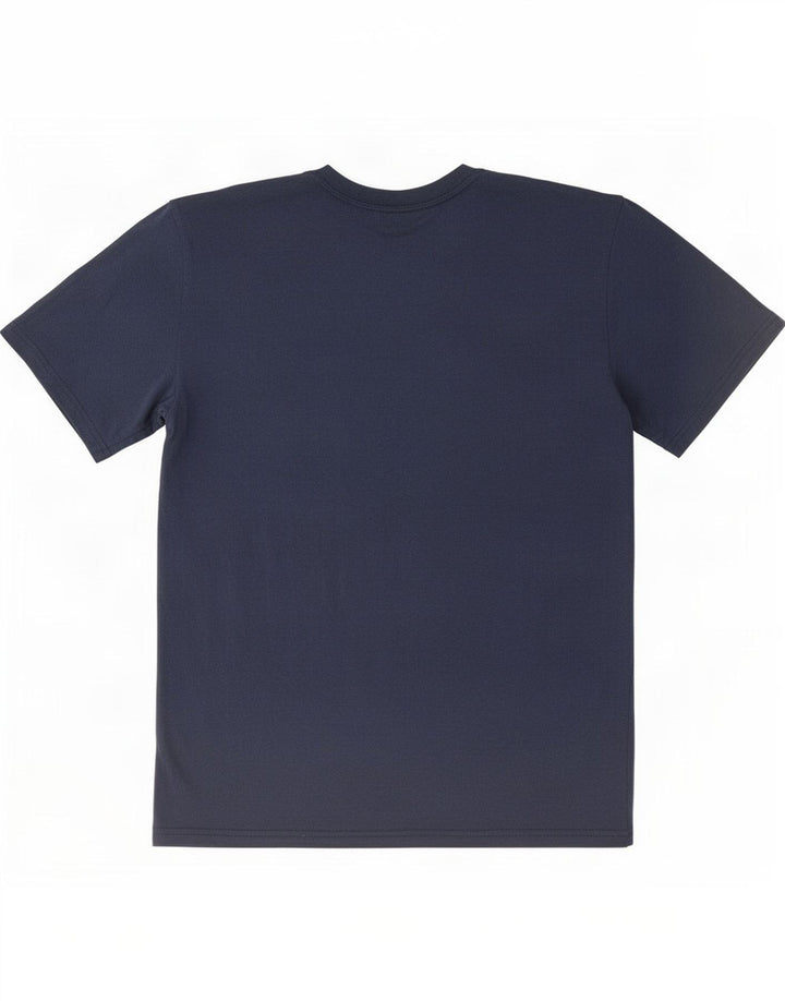 Nike Herre Dri Fit grafisk T-shirt top mellem marineblå polyester