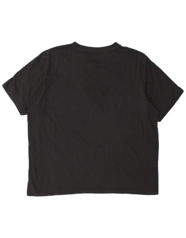 Puma Herre Grafisk T-Shirt Top 2XL Sort Bomuld