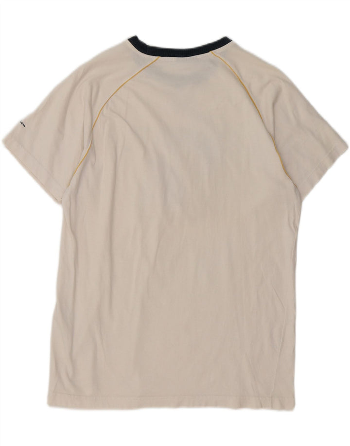 CHAMPION Herre Grafisk T-Shirt Top Stor Hvid Bomuld