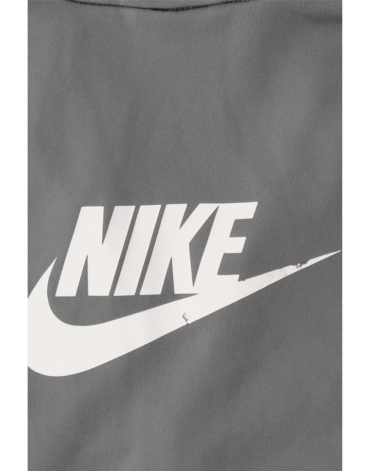 Nike Træningsdragt Topjakke til drenge 8-9 år Small Grey Colourblock Polyester