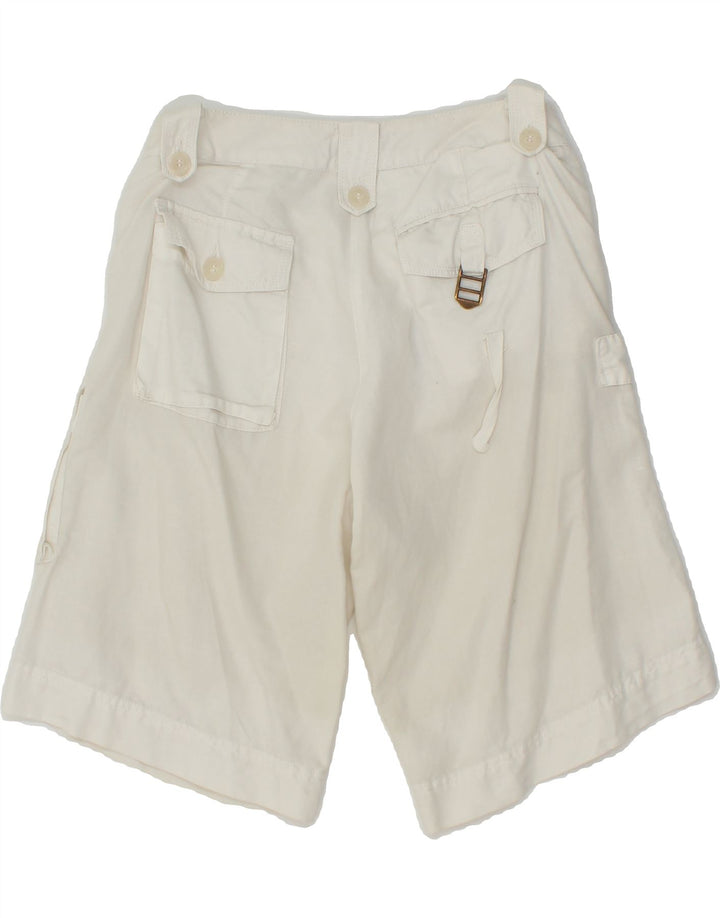 MARLBORO CLASSICS Womens Cargo Shorts EU 40 Large W30 White Vintage Marlboro Classics and Second-Hand Marlboro Classics from Messina Hembry 