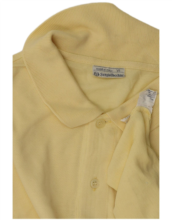 SERGIO TACCHINI Poloshirt til mænd Medium gul bomuld