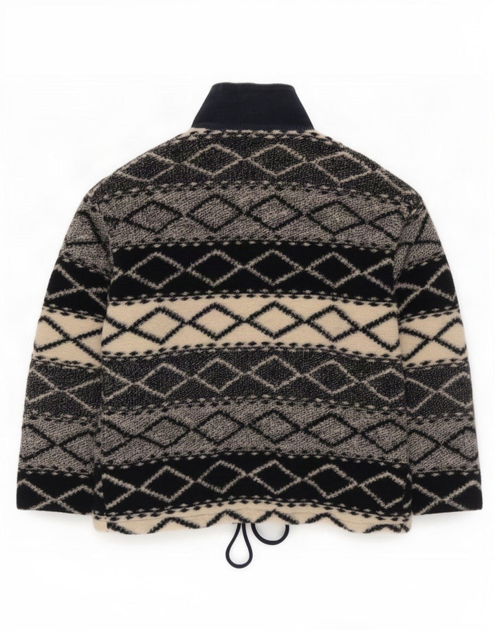 Wampum Bomberjakke til mænd UK 44 2XL Grå Geometrisk Polyester