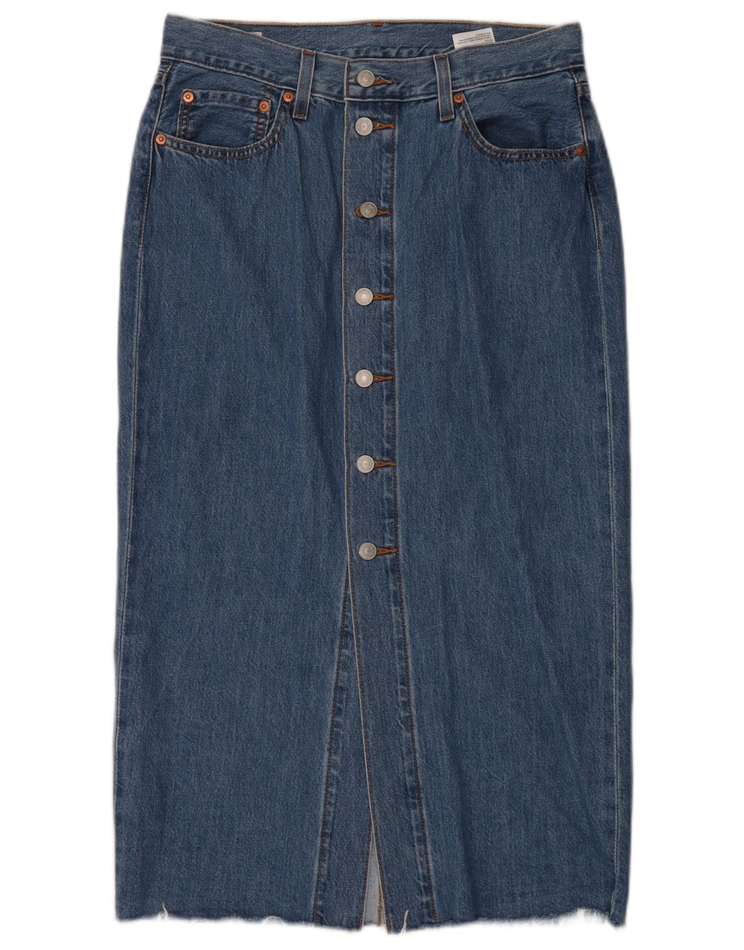 Levi's Dame-denimnederdel W29 Medium Blue Bomuld