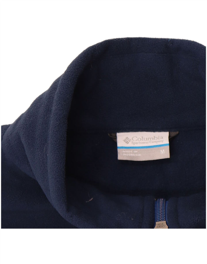 Columbia Herre Fleece Gilet UK 38 Medium Navy Blue Polyester