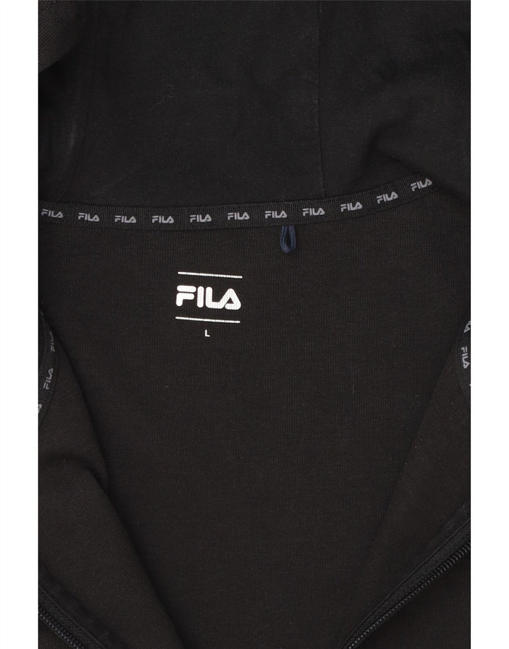 Fila Hættetrøje med lynlås til mænd Large Black Colourblock